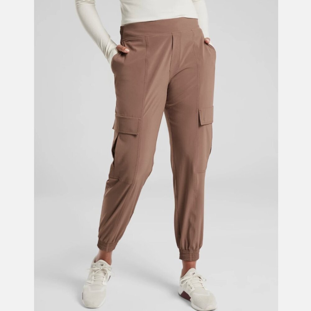 Athleta Chelsea Utility Jogger in Mineral Brown - Size 2